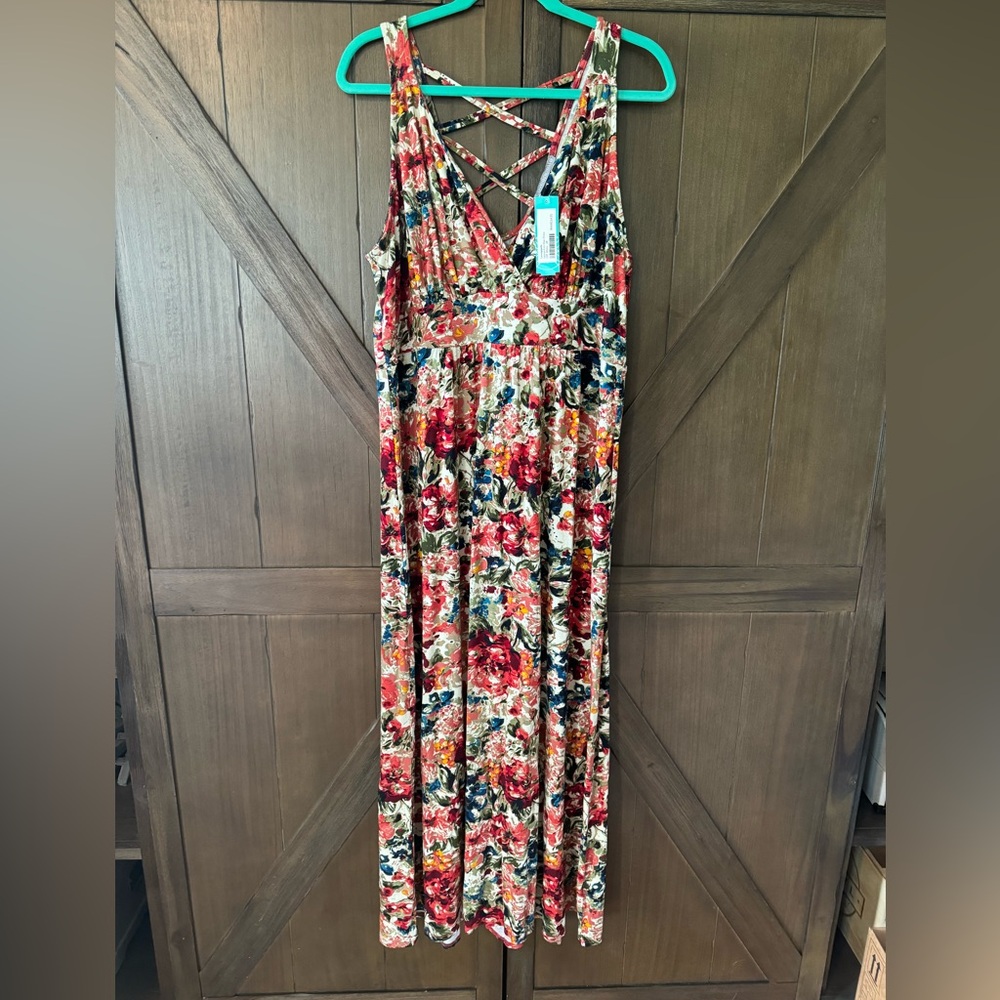 NEW✨STITCH FIX Floral Maxi Dress 2X